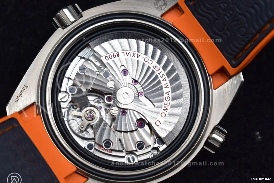 Edition Bezel Trendsetting Planet Orange SS Clone 43.5mm Best A8900 Gray on V 1010 Super VSF Ocean 1:1 Dial Black Strap Nylon 0220